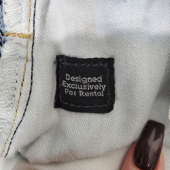 CARHARTT Relaxed Fit Jeans 36x34 Men's Blue Denim Work Pants - Picture 12 of 15